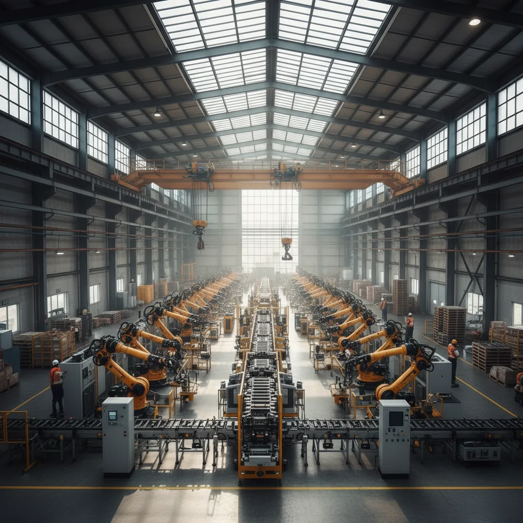 Interior of a production hall